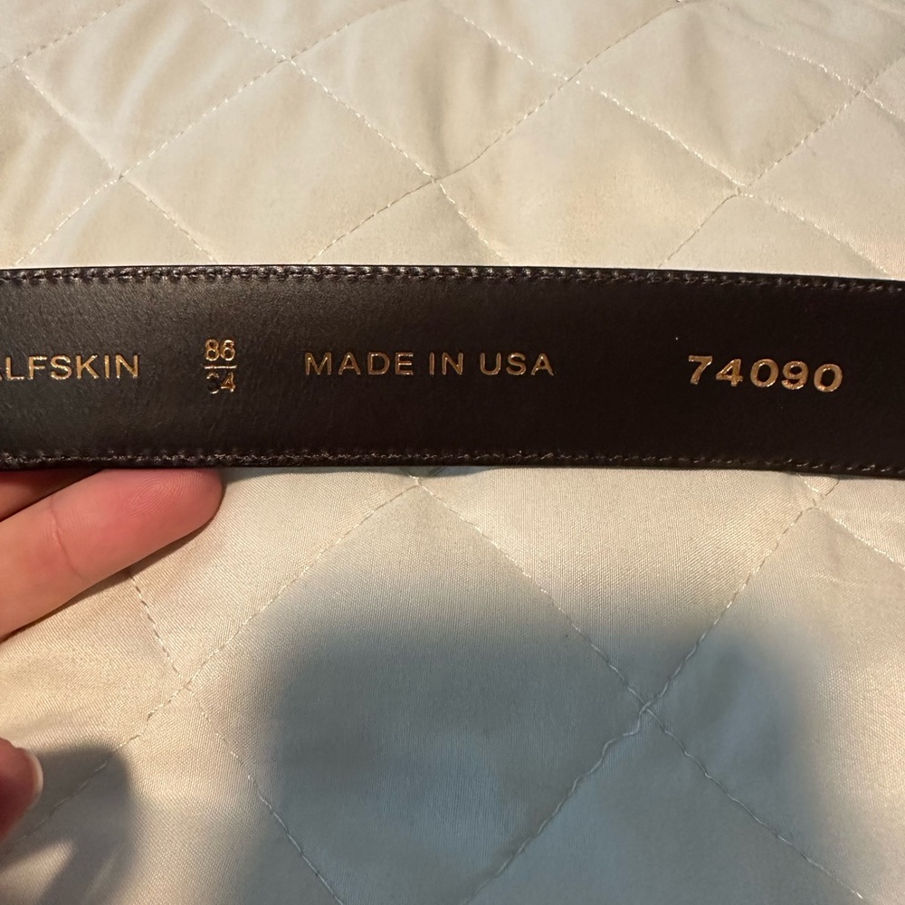 Allen Edmonds Manistee Dress Belt - Walnut (74090) - Picture 4 of 5